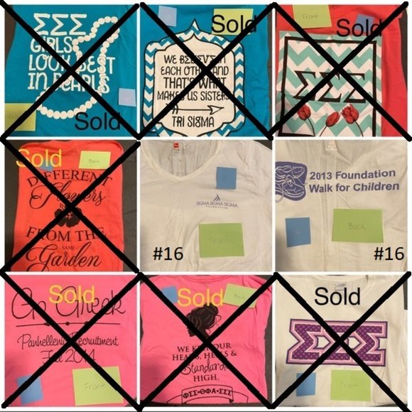 Pick 3! ΣΣΣ - Sigma Sigma Sigma - Tri Sigma shirts - Picture 5 of 6